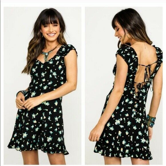 Free People Dresses & Skirts - Free People Citrus Like A Lady  Open Back Dress